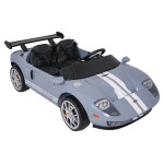 Elektrické autíčko Ford GT - dvojmiestne, sivé